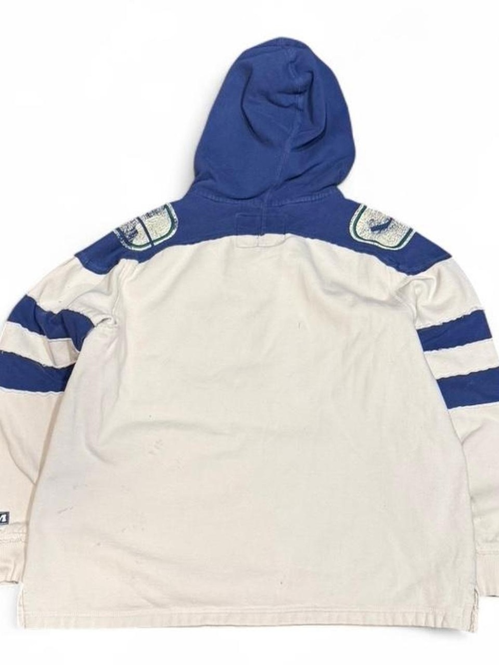 Vintage CCM NHL Distressed Jersey Boxy Hoodie - Picture 2 of 3